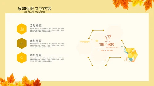 金色秋天丰收的季节秋季金秋立秋PPT