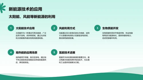 绿色小清新节能减排低碳生活宣传培训课件PPT模板