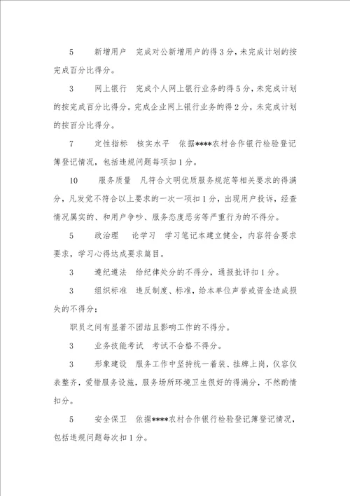 2021年心肺复苏考评评分标准银行考评评分标准