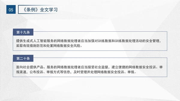 2024年网络数据安全管理条例解读学习PPT课件