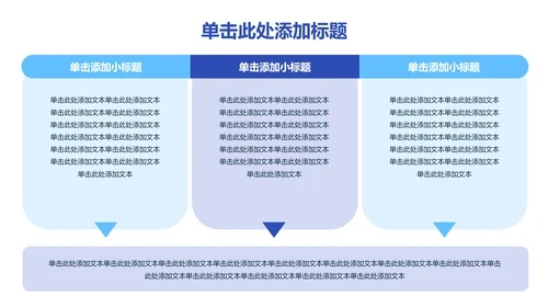 蓝色简约企业年中述职PPT模版
