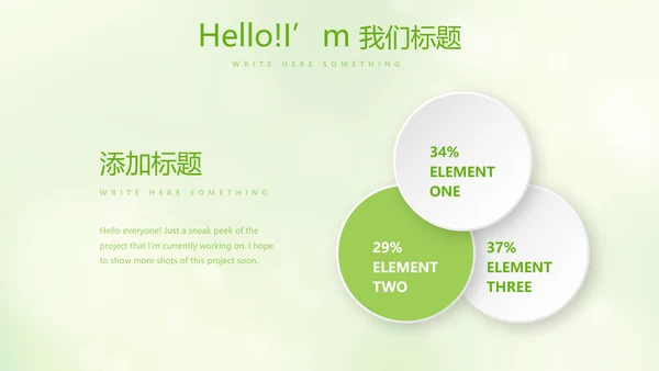 绿色小清新美容护肤宣传动态PPT