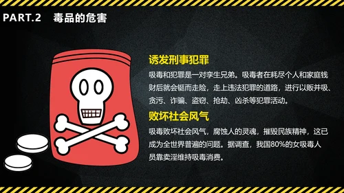 禁毒教育珍爱生命远离犯罪PPT课件