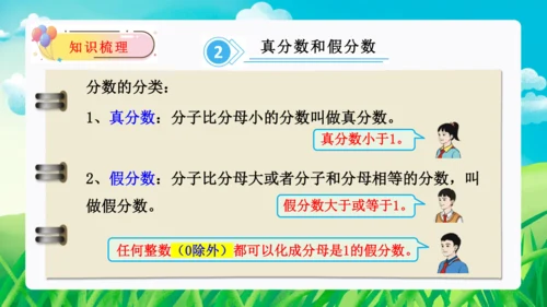第四单元：分数的意义和性质单元复习课件(共45张PPT)人教版五年级数学下册