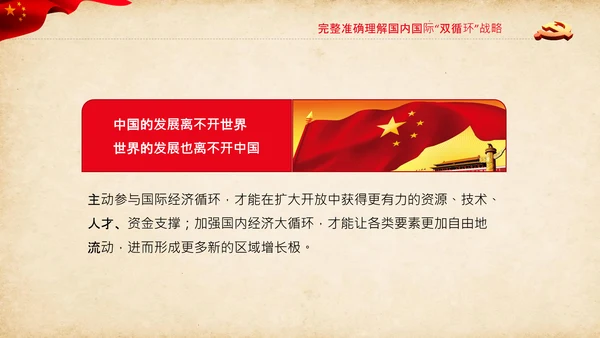 学习国内国际双循环战略发展新格局PPT经济格局