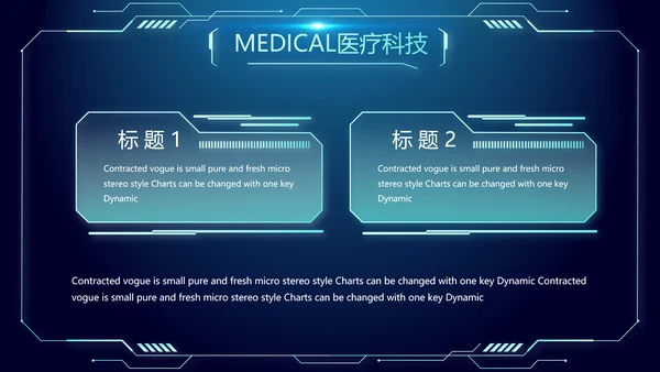 医院医疗科技信息化管理工作总结报告计划动态PPT模板