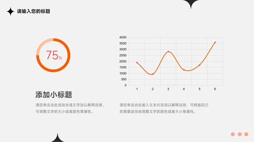 橙色时尚前沿毕业实习报告PPT模板