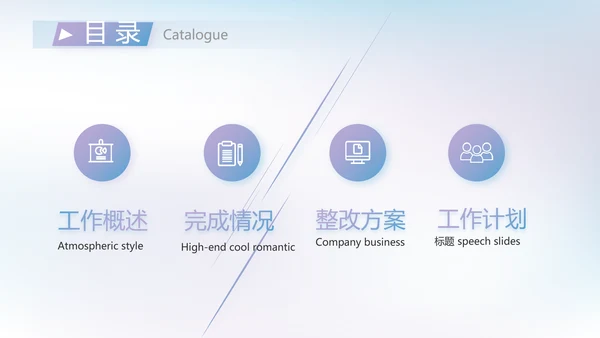 大气AI科技风工作总结汇报动态PPT