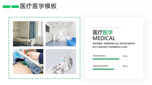 欧美风医药医疗医生医院宣传通用PPT模板