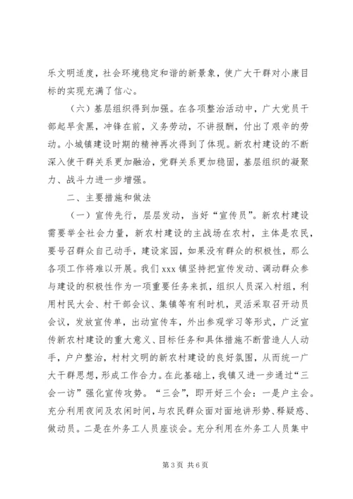 乡镇社会主义新农村建设工作总结_1.docx