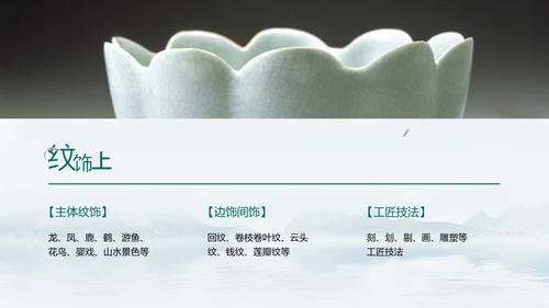 宋瓷古董艺术品介绍ppt模板