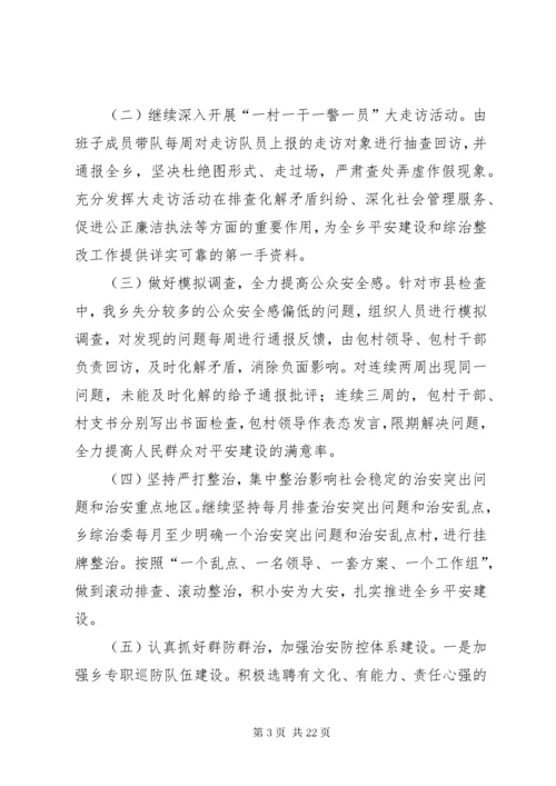 平安建设存在问题的整治整改总结.docx