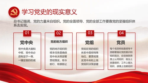党建党支部年终工作总结汇报PPT党课