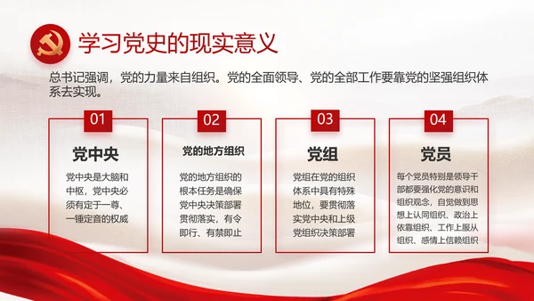 党建党支部年终工作总结汇报PPT党课