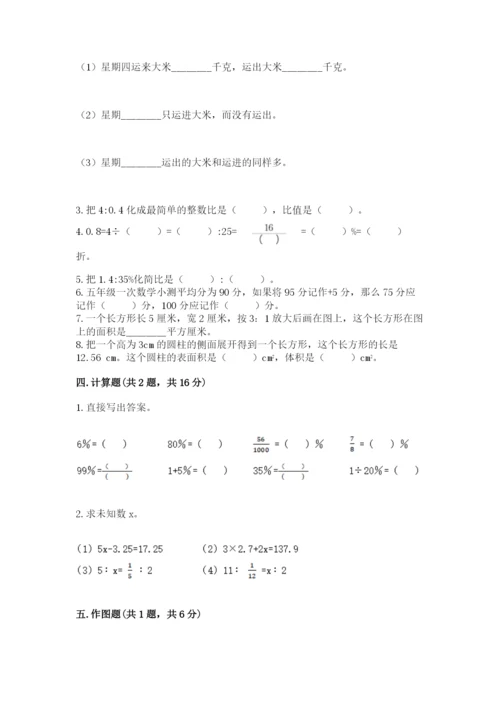 北师大版六年级下册数学 期末检测卷及答案一套.docx