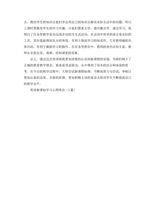 英语新课标学习心得体会（3篇）.docx