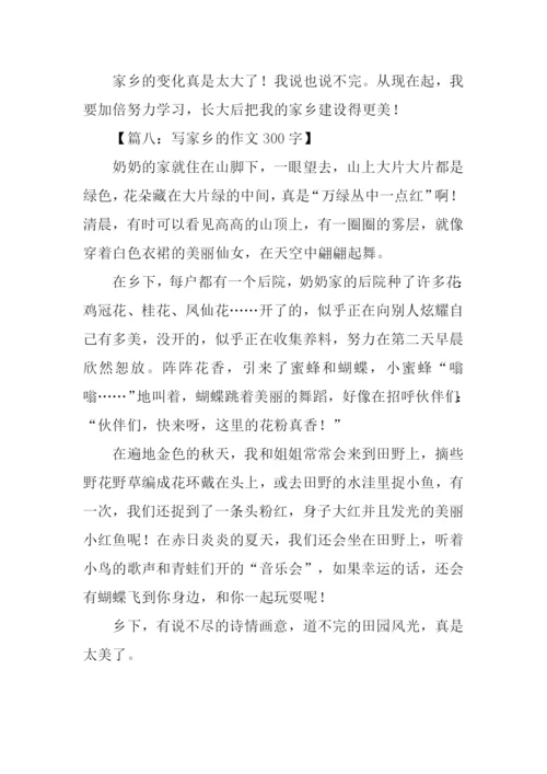 写家乡的作文300字.docx