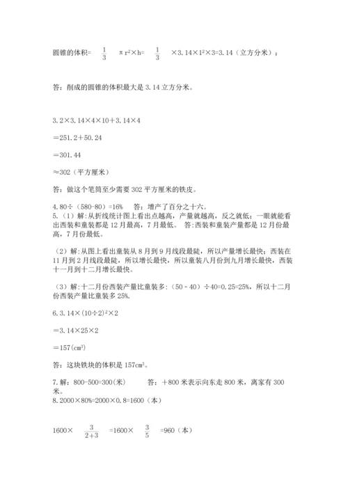 六年级小升初数学解决问题50道附下载答案.docx