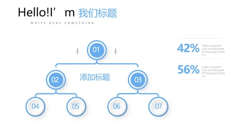 蓝色公司产品介绍宣传通用PPT动态模板