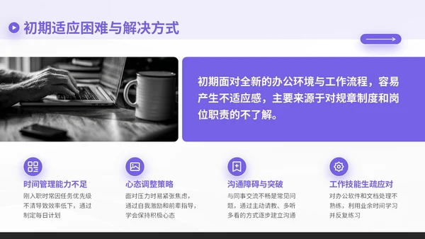 紫色简约风暑期社会实践报告PPT模板