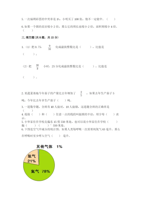 小学数学六年级上册期末模拟卷（综合题）word版.docx
