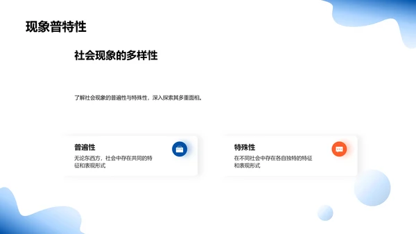 哲学解读社会现象PPT模板