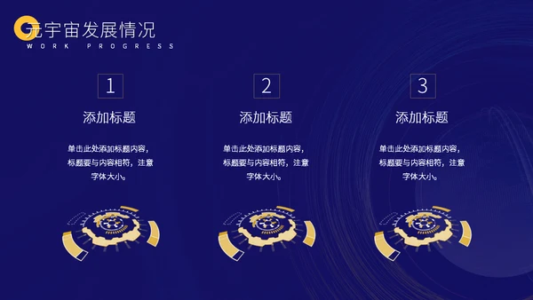 元宇宙发展研究报告通用PPT模板