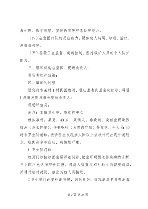 肠道传染病疫情应急防控演练方案.docx