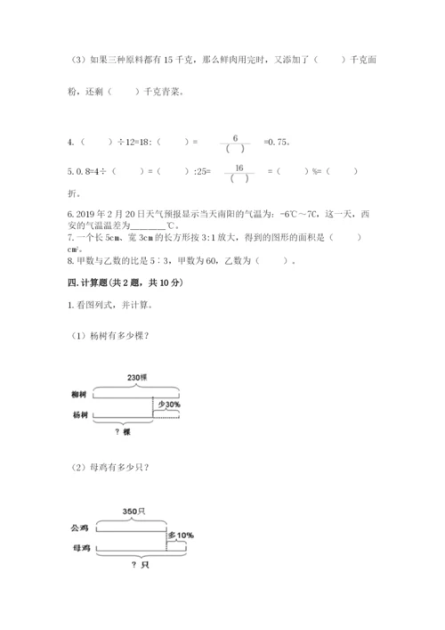 赣州市章贡区六年级下册数学期末测试卷必考题.docx