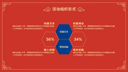 新年送福迎春晚会通用PPT模板