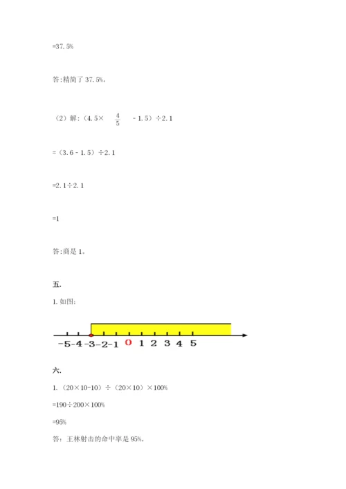 小学毕业班数学检测卷附参考答案（a卷）.docx