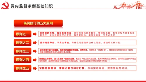 十八届六中全会党内监督条例学习ppt模板