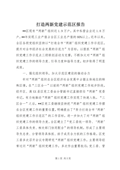 打造两新党建示范区报告.docx