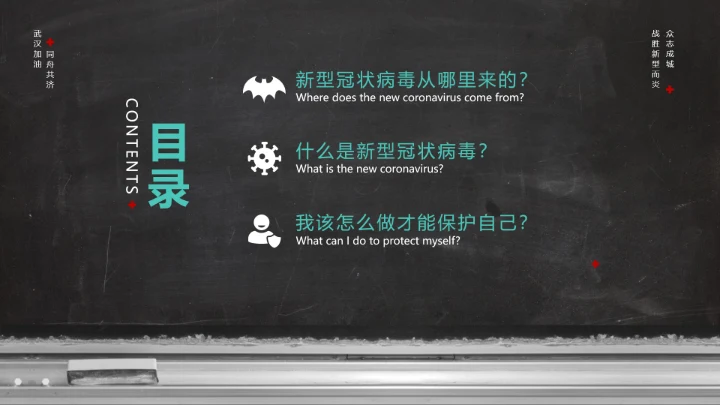 新冠病毒防护科普疫情防控PPT课件