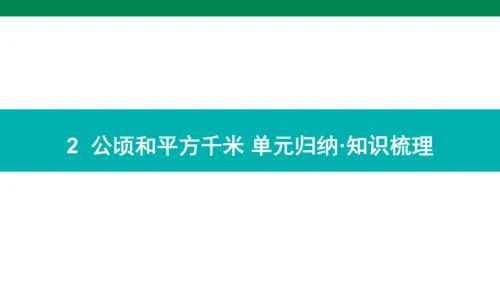 人教版数学四年级上册期中复习 单元归纳知识梳理(共19张PPT)