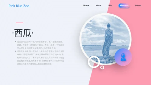 3D质感鹦鹉鸟类通用PPT模板