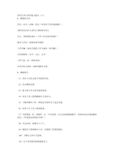 管理艺术与管理能力提升六.docx