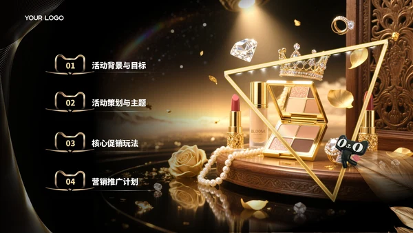 黑金色618商务风宣传策划ppt