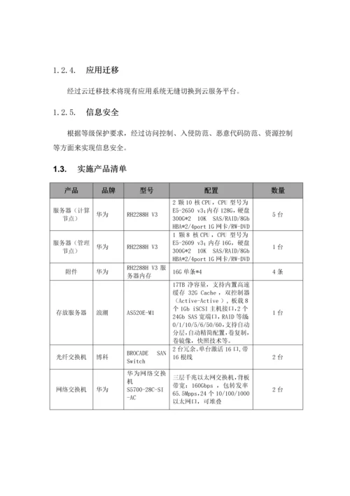 保险企业私有云平台实施专业方案.docx
