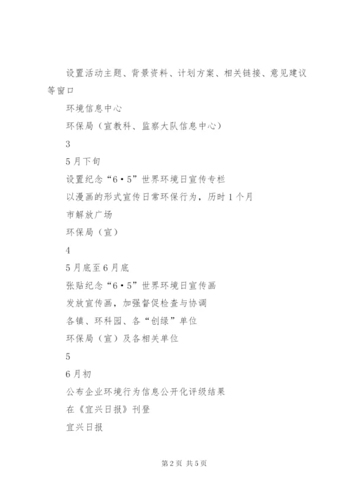 “6XX8226;5”世界环境日系列宣传活动计划方案.docx