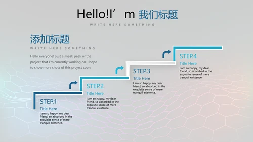 公安科技网络信息软件科技商务动态PPT
