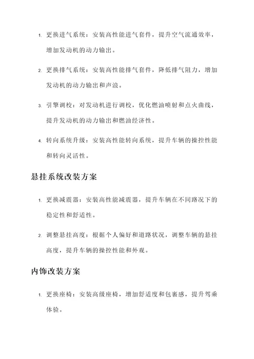 起亚13款佳乐改装方案