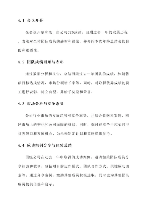 小公司年终总结会方案