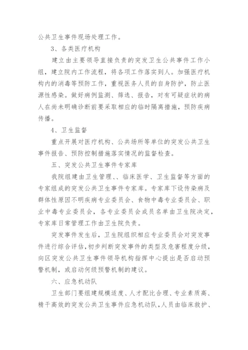 乡镇突发公共卫生事件应急预案.docx