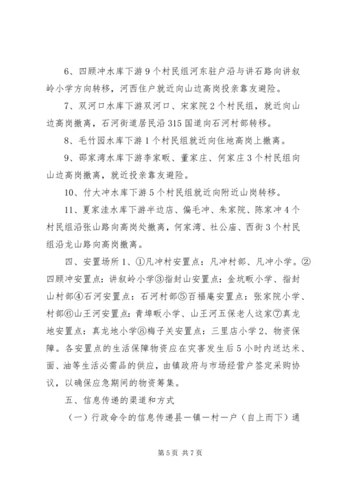 乡镇某年防汛救灾应急预案.docx