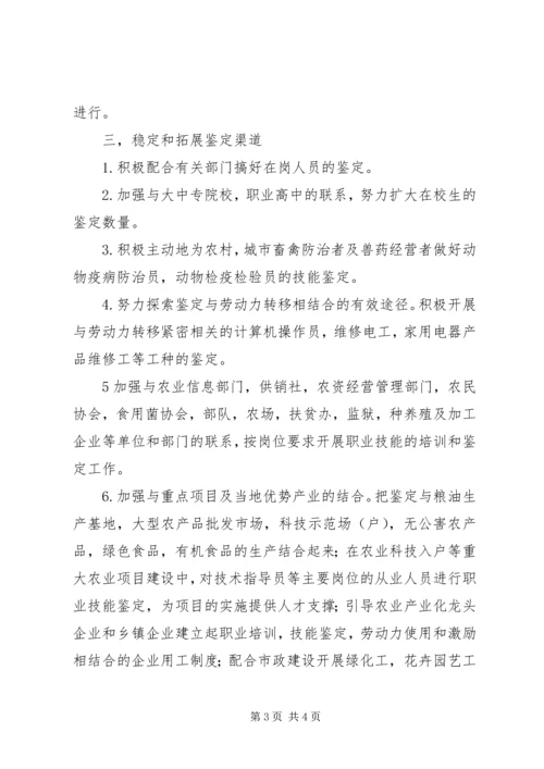 职业技能鉴定工作计划.docx