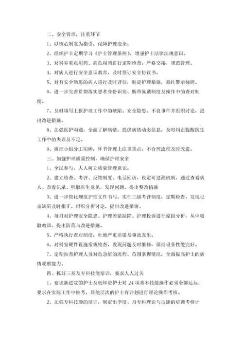 护士人文关怀工作计划范文5篇.docx