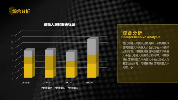 黑金高端商务风PPT模板