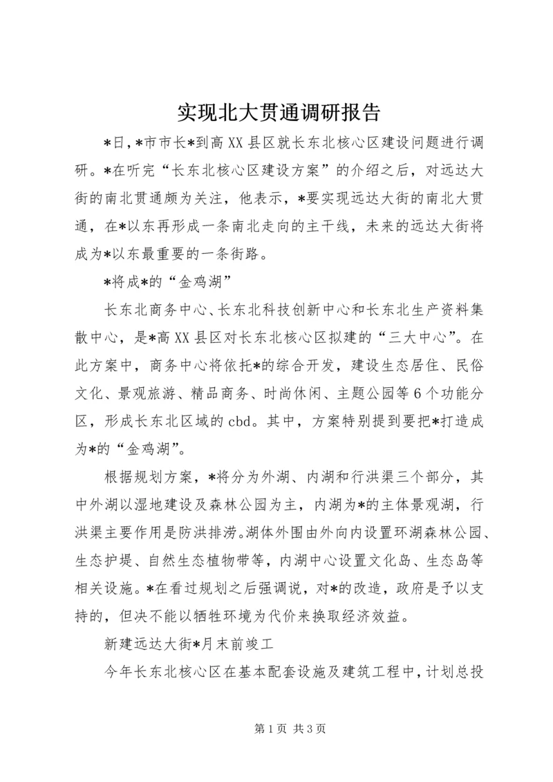 实现北大贯通调研报告.docx