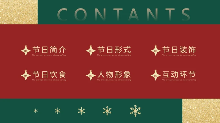 小学生主题班会通用版 圣诞节快乐 课件